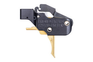 American Trigger AR Gold Adjustable AR-15 Flat Trigger is a drop-in module